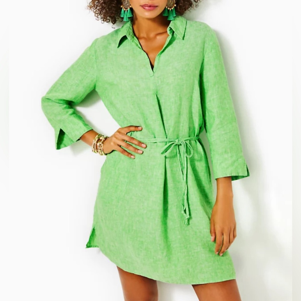 Lilly Pulitzer Green Midi Dress